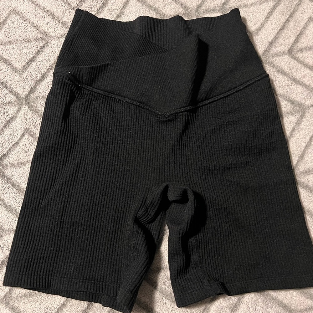 Black and Grey Biker Short